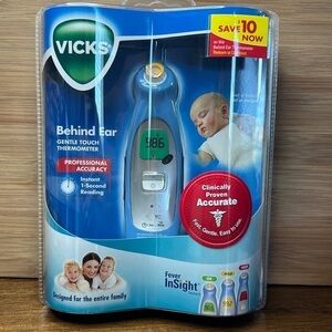 Vicks Behind Ear Gentle Touch Themometer (with Fever Insight Feature)‎ - …